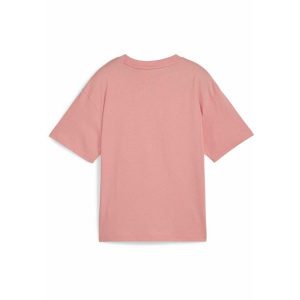 Młodzieżowa koszulka Essentials Boxy PUMA Pink Fruit. Czerwona bluzki Puma, m, bez wzorów, eleganckie, bez kołnierzyka, bez ramiączek. Za 79,00 zł.