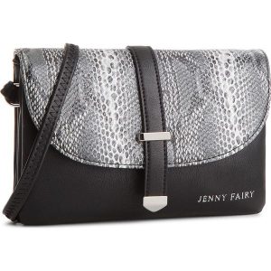 Torebka JENNY FAIRY - RS0130 Czarny. Czarne torebki klasyczne marki Jenny Fairy. Za 59,99 zł.