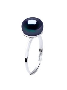 Pearline Srebrny pierścionek z perłą rozmiar: onesize. Niebieskie pierścionki Pearline, z perłą, srebrne. Za 295,99 zł.