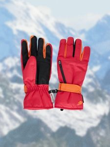 4F Rękawiczki narciarskie Thinsulate membrana 5000 damskie - różowe M. Czerwone rękawiczki 4f, na zimę, bez wzorów, z materiału. Za 249,99 zł.