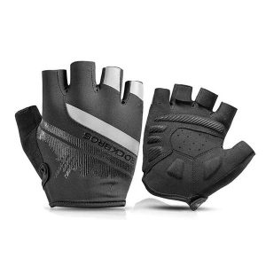 Rękawiczki rowerowe Rockbros. Czarne rękawiczki ROCKBROS, bez wzorów. Za 54,99 zł.