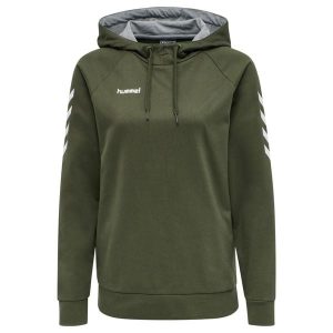 Bluza do piłki ręcznej damska Hummel hml GO z kapturem. Brązowe bluzy Hummel, s, bez wzorów, z kapturem. W wyprzedaży za 180,00 zł.
