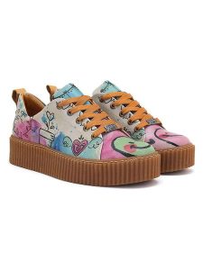 Goby Sneakersy ze wzorem rozmiar: 38. Trampki Goby, bez wzorów, bez zapięcia. Za 223,99 zł.