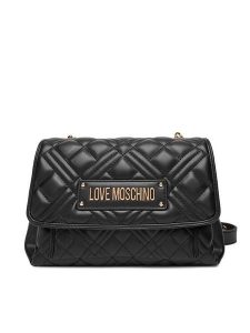 LOVE MOSCHINO Torebka JC4109PP0NLA0000 Czarny. Czarne torebki klasyczne LOVE MOSCHINO, bez wzorów, ze skóry, bez dodatków. Za 579,99 zł.
