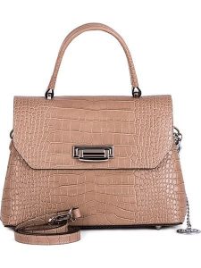 Mia Tomazzi Skórzana torebka "Tintoretto" w kolorze szarobrązowym - 28 x 20 x 12 cm rozmiar: onesize. Brązowe torebki klasyczne Mia Tomazzi, bez wzorów, z materiału, przez ramię, bez dodatków. Za 260,99 zł.