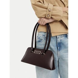 Torebka Nine West. Brązowe torebki klasyczne Nine West, bez wzorów, bez dodatków. Za 179,99 zł.