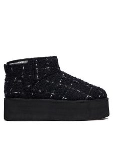 KARL LAGERFELD Śniegowce Thermo KL48523A Czarny. Czarne buty zimowe KARL LAGERFELD, z materiału, bez obcasa, bez zapięcia. Za 739,99 zł.