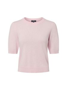 IPURI koszula z dzianiny kaszmirowej Kobiety Kaszmir różowy, XL. Czerwone koszule IPURI, xl, bez wzorów, z dzianiny, bez kołnierzyka, bez ramiączek. Za 429,95 zł.