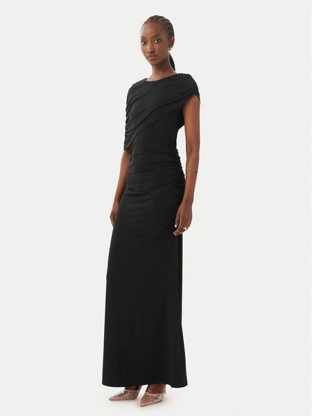 Vero Moda Sukienka wieczorowa Kassandra 10356465 Czarny Regular Fit. Czarne kombinezony Vero Moda, xs, bez wzorów, z syntetyku, wizytowe, bez kołnierzyka, bez ramiączek. Za 249,99 zł.