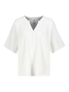 Sublevel Bluzka w kolorze białym rozmiar: M. Białe bluzki Sublevel, m, bez wzorów, bez kołnierzyka, bez ramiączek. Za 87,40 zł.