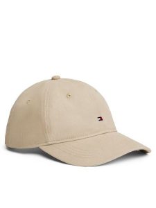 Tommy Hilfiger Czapka z daszkiem Th Flag Soft 6 Panel AW0AW17781 Brązowy. Brązowe czapki TOMMY HILFIGER, bez wzorów, z bawełny. Za 149,99 zł.