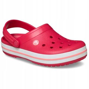 Chodaki Klapki Unisex Crocband 11016 Clog 36-37. Białe klapki Crocs, bez wzorów, z materiału, bez obcasa. Za 231,99 zł.