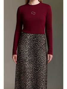 Cotton Candy Koszulka w kolorze bordowym rozmiar: M. Czerwone bluzki Cotton Candy, m, bez wzorów, bez kołnierzyka, bez ramiączek. Za 139,54 zł.