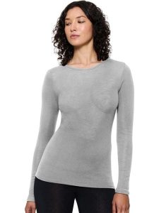 Triumph Wełniana koszulka w kolorze szarym rozmiar: XL. Szare bluzki Triumph, xl, bez wzorów, z wełny, bez kołnierzyka, bez ramiączek. Za 139,20 zł.