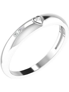 Vittoria Jewels Złoty pierścionek z diamentami rozmiar: 56. Szare pierścionki Vittoria Jewels, z diamentem, złote. Za 948,99 zł.