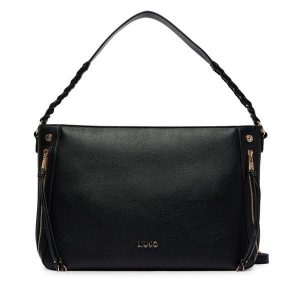 Torebka Liu Jo. Czarne torebki klasyczne Liu Jo, bez wzorów, bez dodatków. Za 639,99 zł.