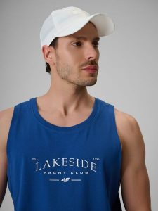 4F Czapka z daszkiem strapback uniseks - biała XS/S (56cm). Białe czapki 4f, bez wzorów, klasyczne. Za 59,99 zł.