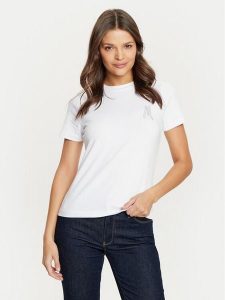Marciano Guess T-Shirt 4BGI15 6008A Biały Regular Fit. Białe t-shirty Marciano Guess, m, z aplikacjami, z bawełny, bez kołnierzyka, bez ramiączek. Za 179,99 zł.