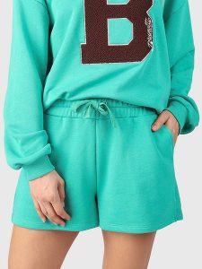 Brunotti Szorty dresowe "Milly" w kolorze zielonym rozmiar: XL. Zielone szorty Brunotti, bez wzorów, z dresówki. Za 86,99 zł.