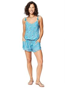 Ipanima Kombinezon w kolorze niebieskim rozmiar: 34/36. Niebieskie kombinezony Ipanima, bez wzorów, bez kołnierzyka, bez ramiączek. Za 65,99 zł.