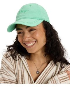 Czapka baseballowa dla Kobiety DEAR BELIEVER COLOR Zielony. Zielone czapki Roxy, bez wzorów, z bawełny. Za 109,99 zł.