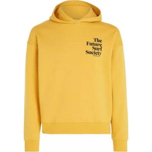 Bluza sportowa damska O'neill FUTURE SURF SOCIETY HOODIE. Żółte bluzy O'Neill, bez wzorów, bez kaptura. Za 399,24 zł.
