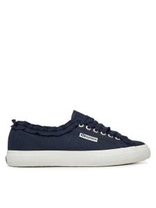 Superga Tenisówki S3157JW Granatowy. Niebieskie trampki Superga, bez wzorów, z materiału, bez zapięcia. Za 199,99 zł.