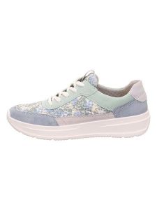 Legero Skórzane sneakersy "Sprinter" w kolorze niebieskim ze wzorem rozmiar: 38,5. Niebieskie trampki Legero, bez wzorów, z materiału, bez zapięcia. Za 237,17 zł.