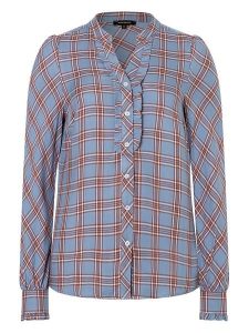 More & More Bluzka w kolorze jasnobrązowo-niebieskim rozmiar: 34. Brązowe bluzki More & More, s, bez wzorów, z wiskozy, klasyczne, bez kołnierzyka, bez ramiączek. Za 104,64 zł.