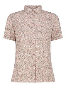 CMP Koszula funkcyjna w kolorze kremowo-jasnoróżowym rozmiar: 42. Brązowe koszule CMP, bez wzorów, z materiału, bez kołnierzyka, bez ramiączek. Za 109,52 zł.