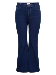 ONLY Carmakoma Dżinsy - Skinny fit - w kolorze granatowym rozmiar: 46/L32. Niebieskie jeansy Only Carmakoma, bez wzorów. Za 83,42 zł.