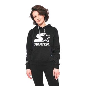 Damska Bluza Z Logo. Czarne bluzy Starter, bez wzorów, bez kaptura. Za 251,99 zł.