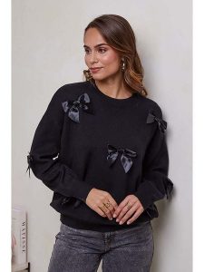 Soft Cashmere Sweter w kolorze czarnym rozmiar: 34/36. Czarne swetry oversize Soft Cashmere, bez wzorów, bez ramiączek. Za 152,99 zł.