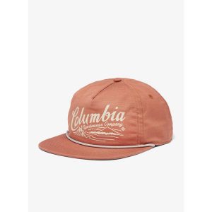Czapka z daszkiem Columbia Ratchet Strap Snap Back - auburn/columbia mountains. Czerwone czapki Columbia, bez wzorów, sportowe. Za 77,99 zł.