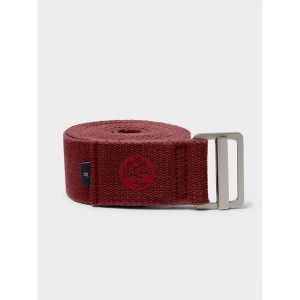 Pasek do jogi Manduka aligN 243cm. Brązowe paski Manduka, bez wzorów, sportowe. Za 99,99 zł.