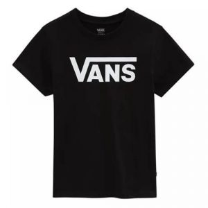 Koszulka sportowa damska Vans Flying V Crew. Czarne koszulki sportowe Vans, bez wzorów, z bawełny, bez ramiączek. Za 197,00 zł.