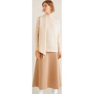 Mango - Sweter Scarfy. Swetry klasyczne marki Mango. W wyprzedaży za 69,90 zł.