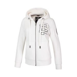 Bluza damska Pitbull rozpinana z kapturem Sherpa Ruffina. Białe bluzy PITBULL, l, bez wzorów, z kapturem. Za 269,00 zł.
