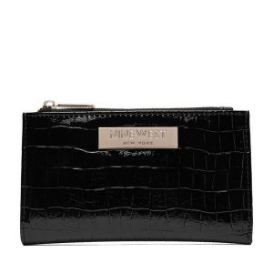 Portfel Nine West. Czarne portfele Nine West, bez wzorów. Za 79,99 zł.