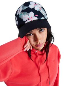 Czapka Trucker dla Kobiety BEAUTIFUL MORNING Czarny. Czarne czapki Roxy, bez wzorów, z materiału. Za 83,99 zł.