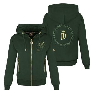 Bluza rozpinana JD ATTACK Holly. Zielone bluzy JD ATTACK, bez wzorów, bez kaptura. Za 239,00 zł.