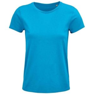 Koszulka Damska/pań Crusader. Niebieskie bluzki SOL'S, s, bez wzorów, sportowe, bez kołnierzyka, bez ramiączek. Za 36,99 zł.