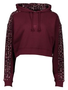 Adidas Bluza w kolorze czerwonym rozmiar: 42. Czerwone bluzy ADIDAS, bez wzorów, z kapturem. Za 144,92 zł.