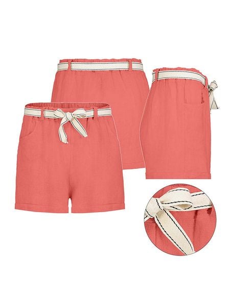 Eight2Nine Szorty w kolorze czerwonym rozmiar: S/M. Czerwone szorty Eight2Nine, bez wzorów. Za 80,95 zł.