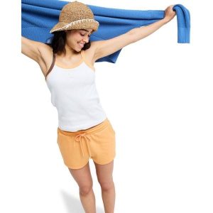 Spodenki dresowe dla Kobiety SURFING BY MOONLIGHT Pomarańczowy. Brązowe szorty Roxy, bez wzorów, z dresówki, klasyczne. Za 169,99 zł.