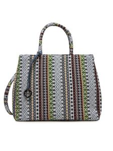 Rieker Torebka H1511-95 Szary. Szare torebki klasyczne Rieker, bez wzorów, z materiału, bez dodatków. Za 139,99 zł.