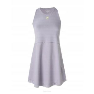 Sukienka tenisowa Fila Dress Margot. Fioletowe sukienki Fila, l, bez wzorów, sportowe, bez kołnierzyka, bez ramiączek, sportowe. Za 329,00 zł.