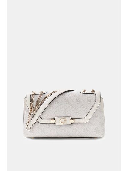 Guess Torebka Lindsey HWSG97 49210 Kremowy. Białe listonoszki Guess, z aplikacjami, ze skóry, bez dodatków. Za 584,99 zł.