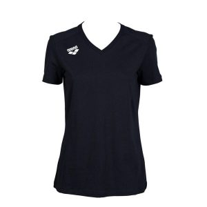 Koszulka damska Arena Team T-Shirt Panel. Szare koszulki sportowe Arena, bez wzorów, z bawełny, bez ramiączek, do biegania. Za 99,00 zł.
