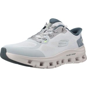 Buty SKECHERS GLIDE STEP PRO PURE MOTION Niebieski. Niebieskie buty trekkingowe Skechers, z syntetyku, bez zapięcia. Za 449,99 zł.
